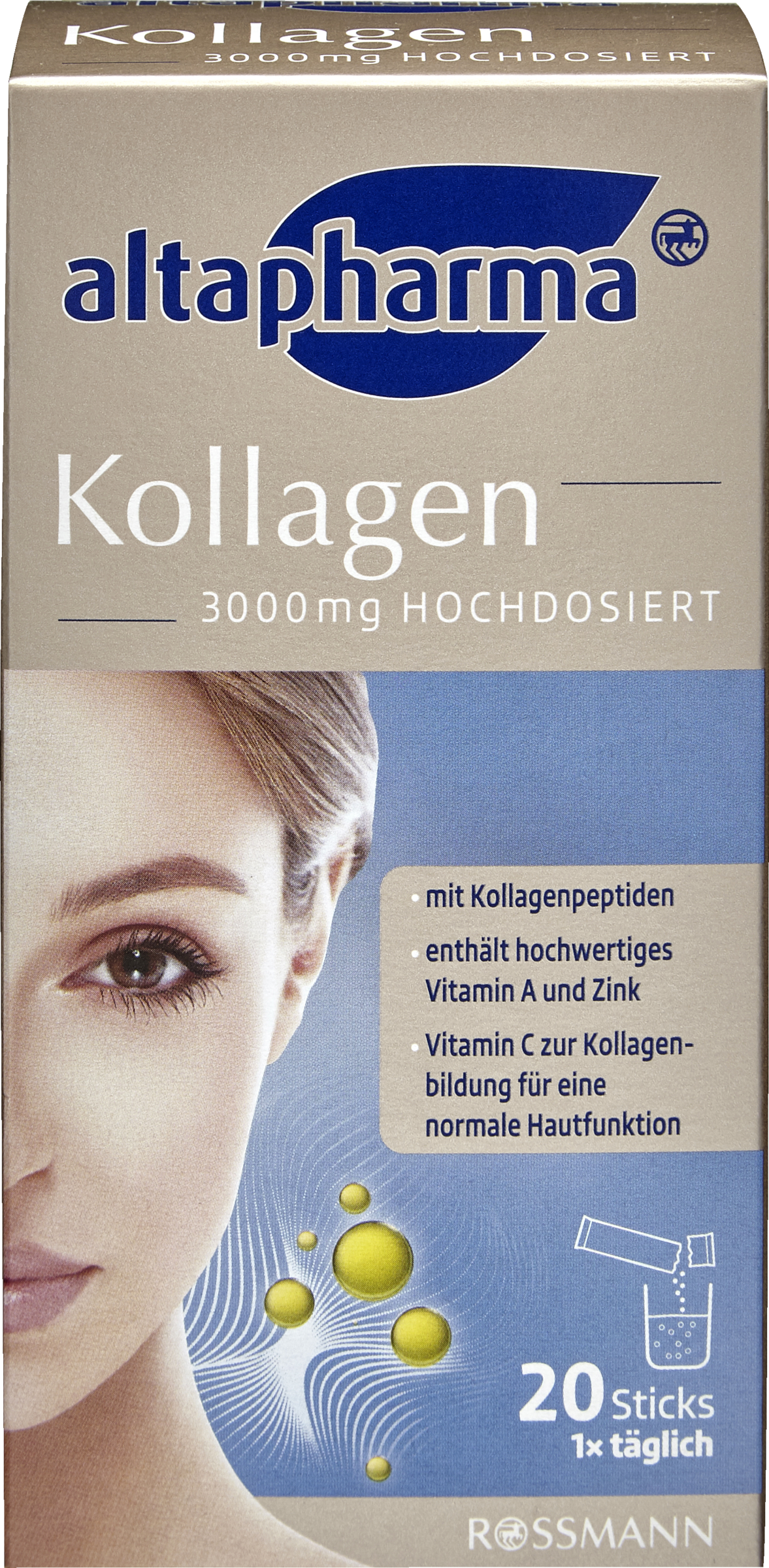 altapharma Kollagen 3.000 mg højdoseret køb ind på nettet | rossmann.dk