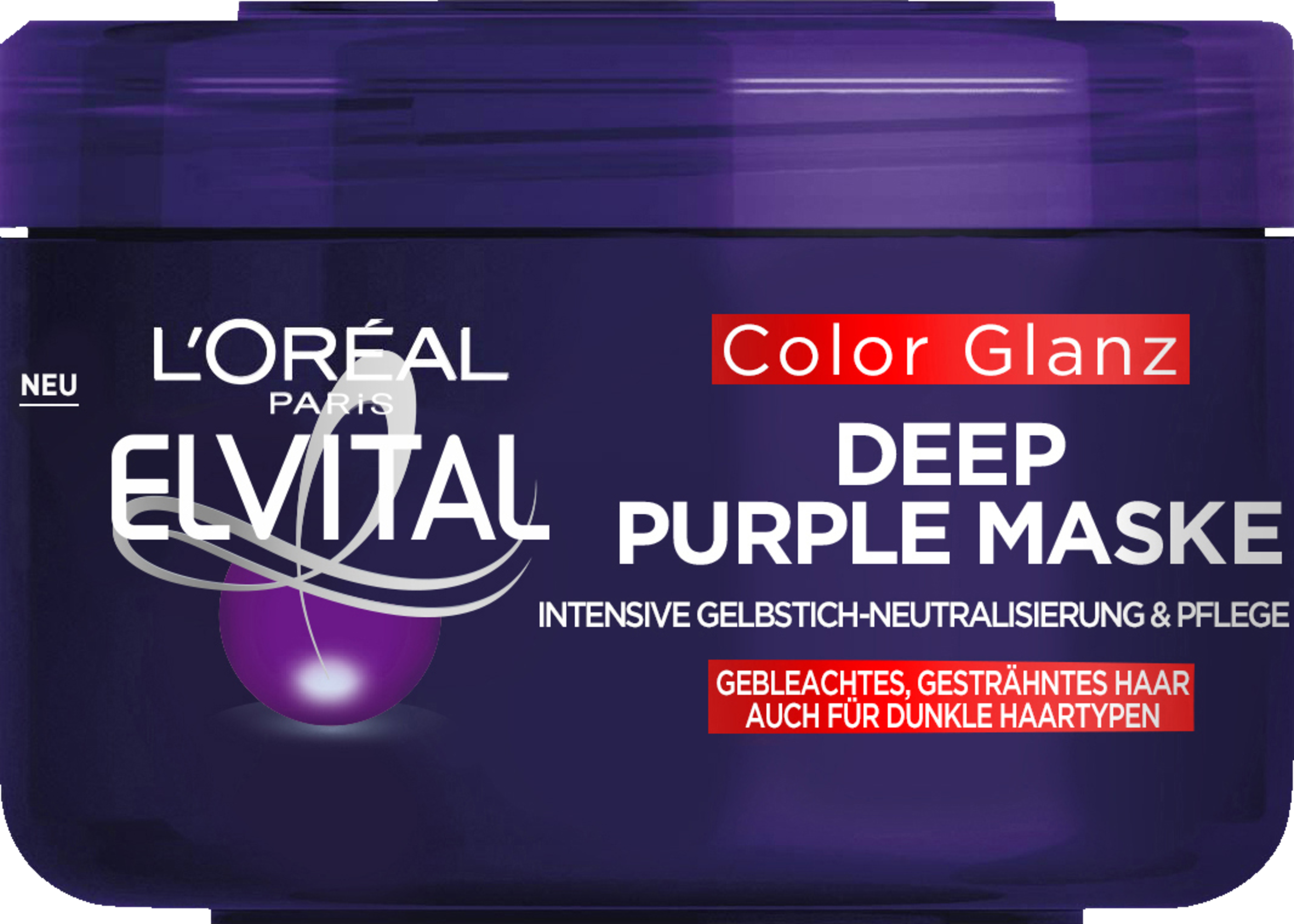 L'Oréal Paris Glans Deep Purple Maske Køb online | rossmann.dk