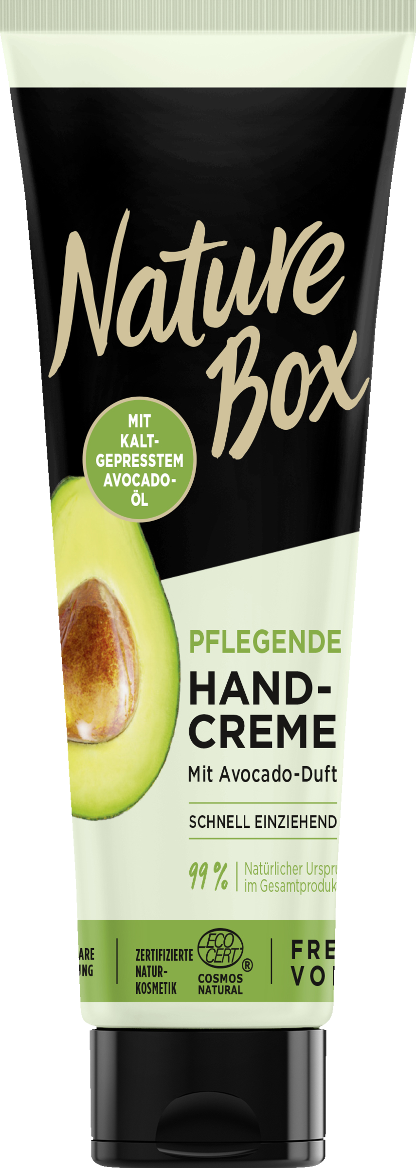 Nature Box plejende håndcreme med avocadoduft Køb online | rossmann.dk