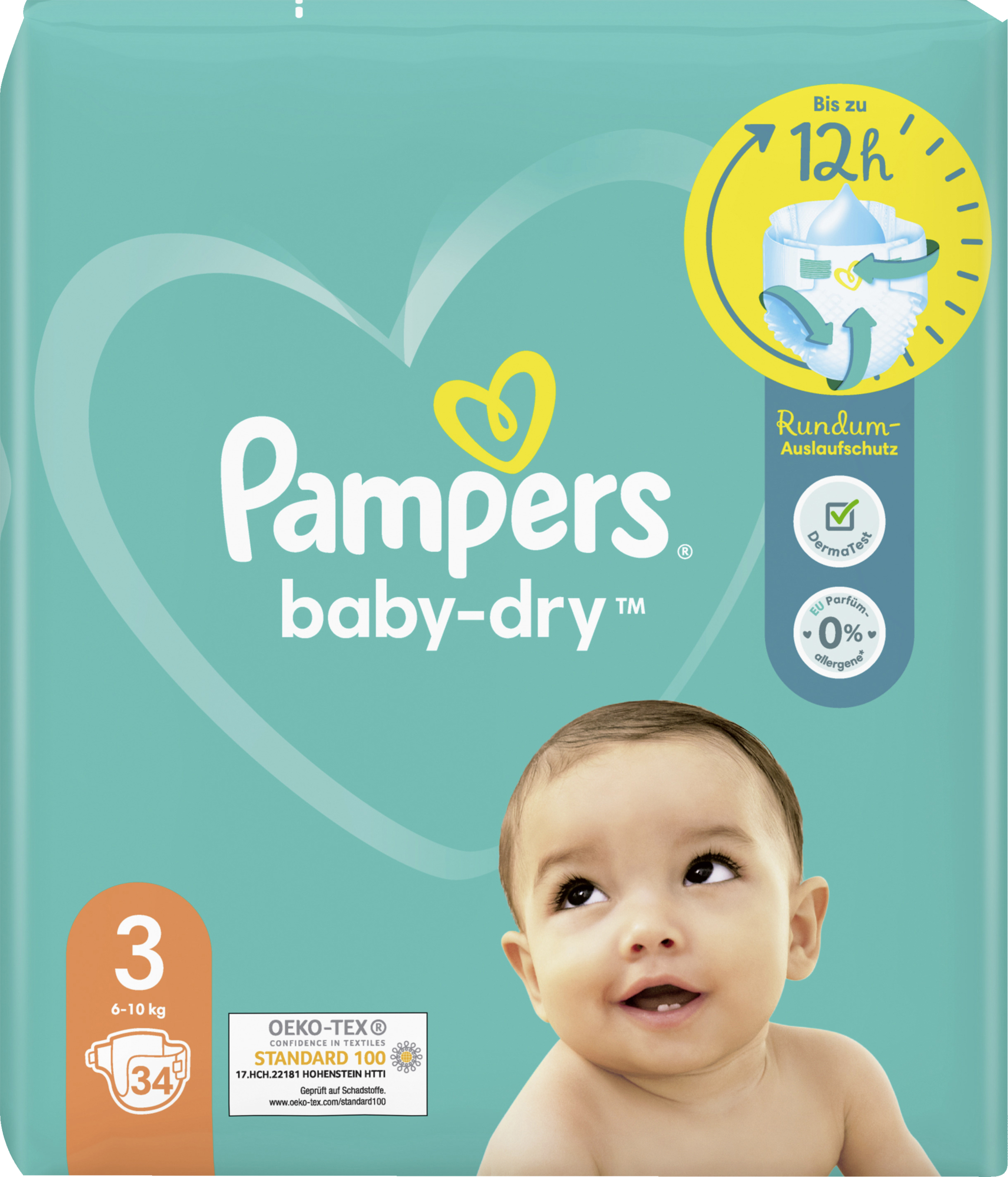Pampers Baby-Dry bleer str. 3 (6-10 kg) Køb online | rossmann.dk